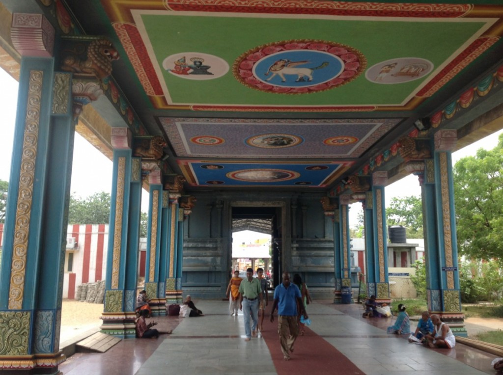passage from gopuram into temple premises